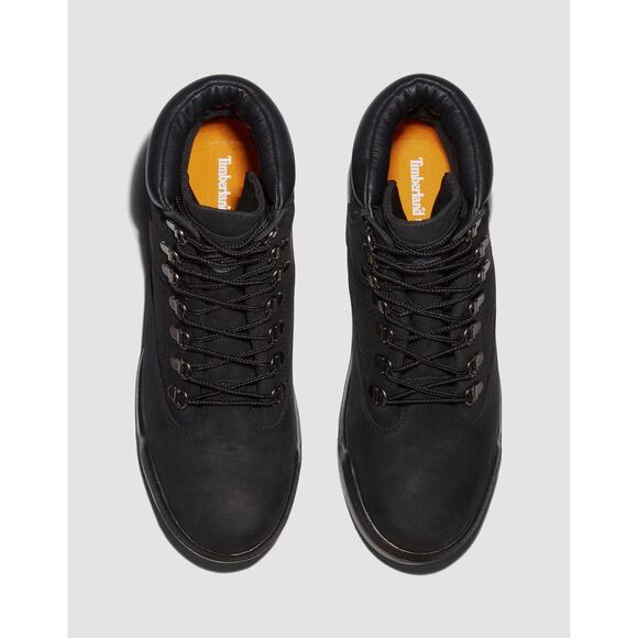 TIMBERLAND MEN\'S 10 FIELD BOOT LACEUP WP BLACK NUBUCK NIB main image 6
